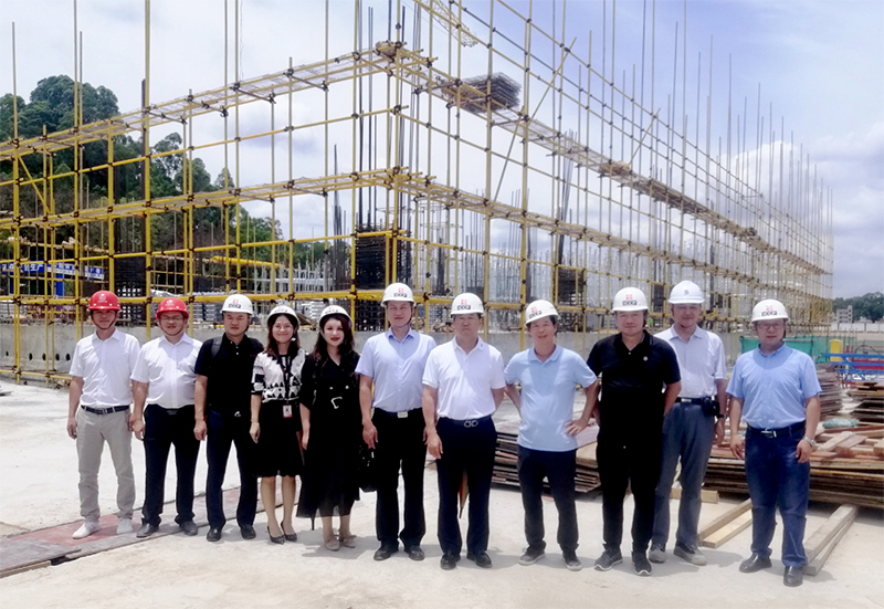 今年会董事长李军亲临集团南方总部在建项目视察